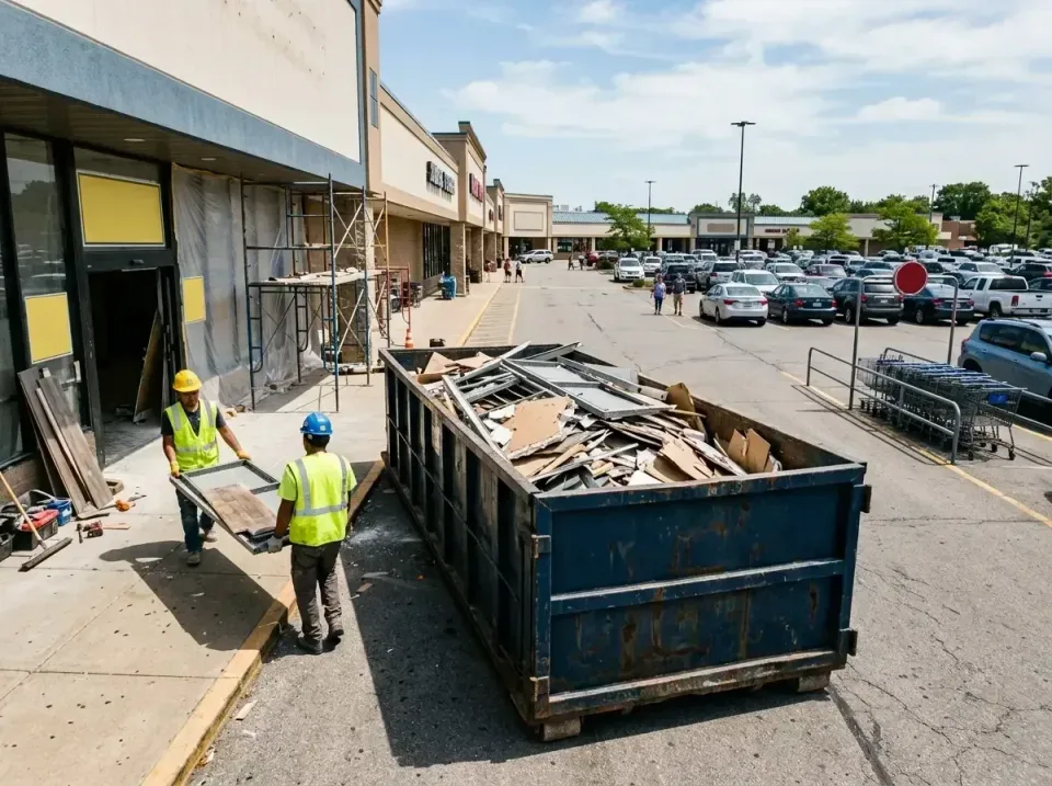 retail-store-renovation-debris-003 — frequently asked questions, Roll-off Dumpster Rentals in Castle Point, MO